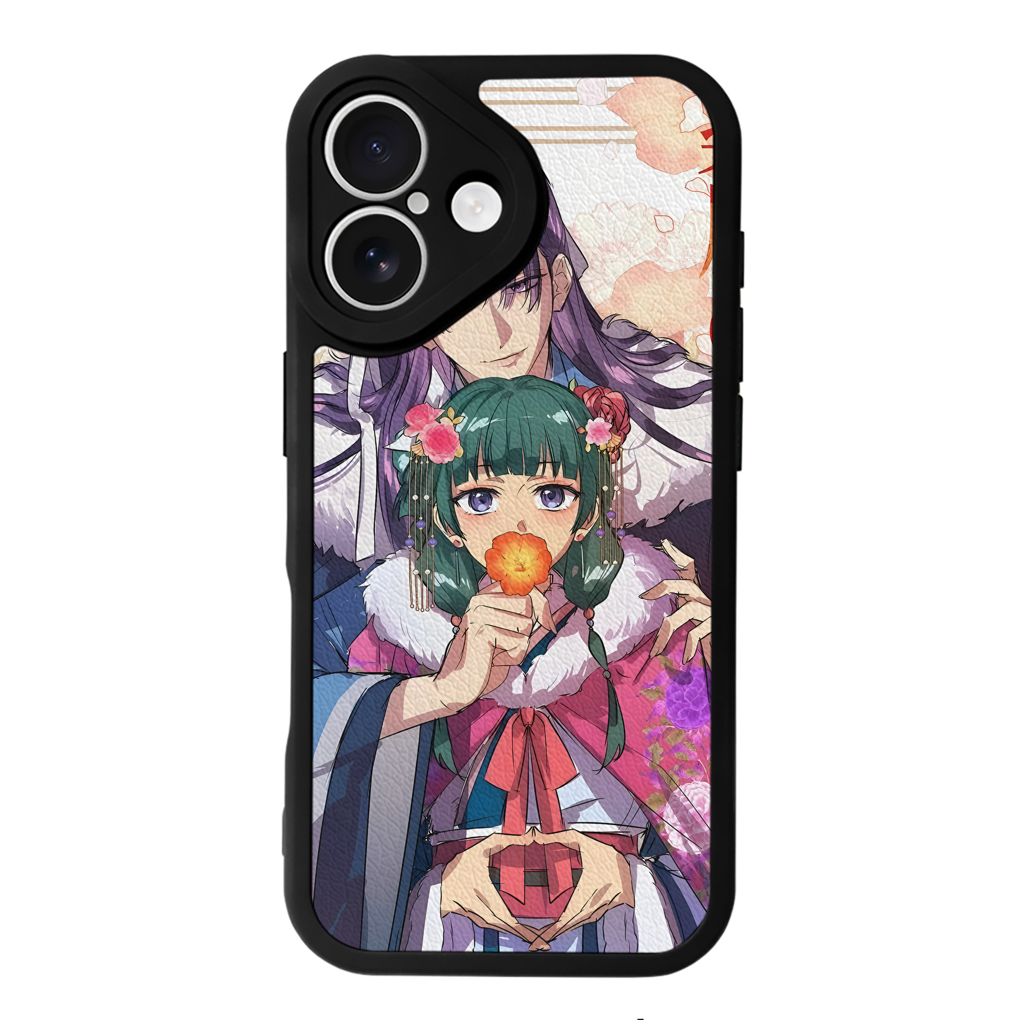 （画像用） 薬屋のひとりごと The Apothecary Diaries 【iPhone 16シリーズ対応】シリコンスマホケース（レザー調） 材質：シリコン